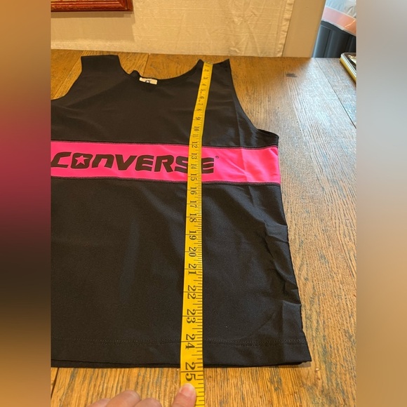 Vintage CONVERSE Tank Top – Black & Pink – Unisex – Estimated Size M - Picture 5 of 7